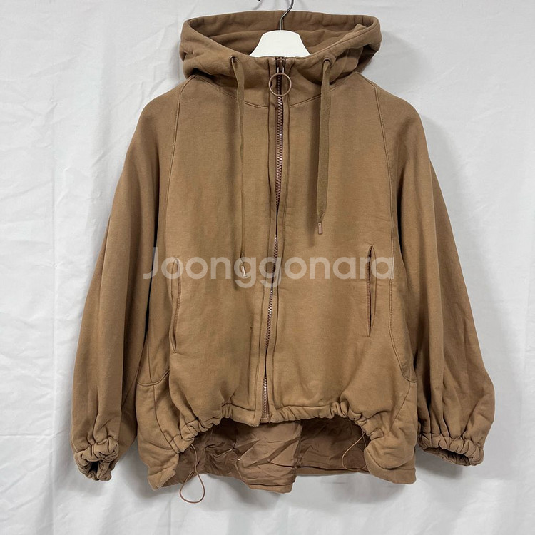 [한섬] 타임 누빔 후드집업 자켓--0