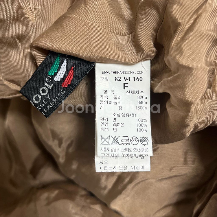 [한섬] 타임 누빔 후드집업 자켓--6