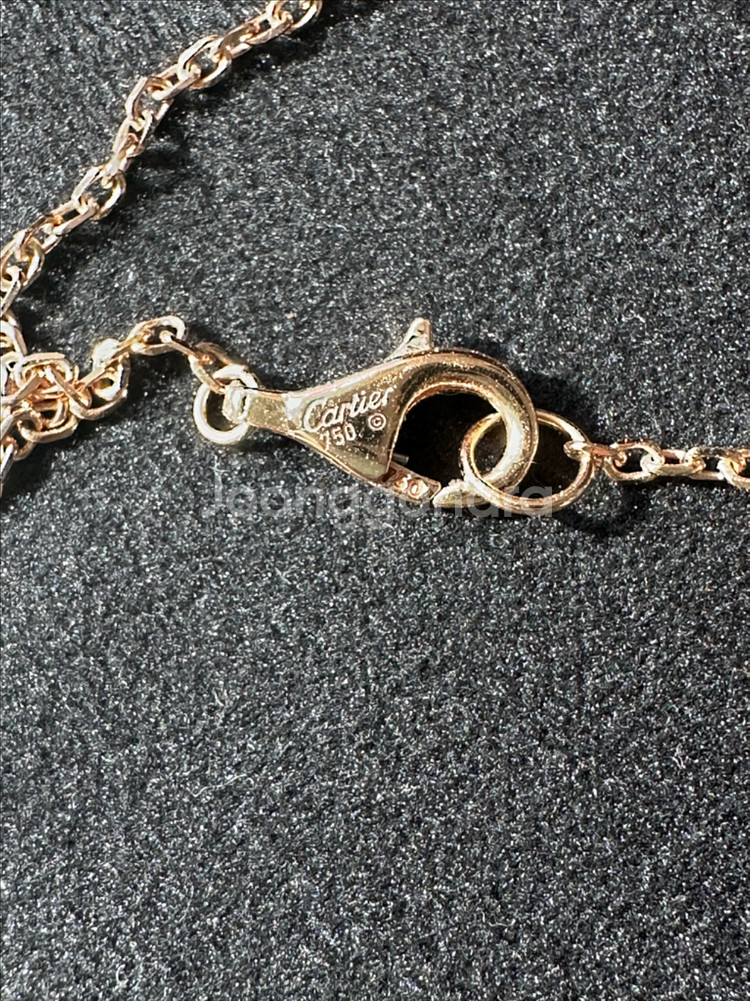 베이비러브 스타일 다이아 목걸이 18k--3