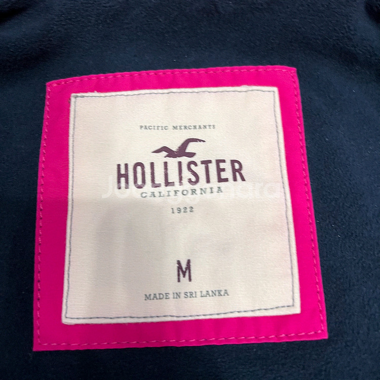 M) 홀리스터 플리스 안감 크롭 후드 자켓 점퍼 후드집업--4