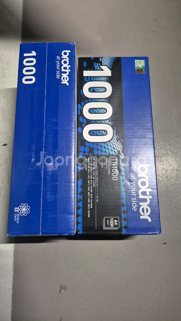 브라더 정품 레이저프린터 토너 카트리지 TN1000 두개--0