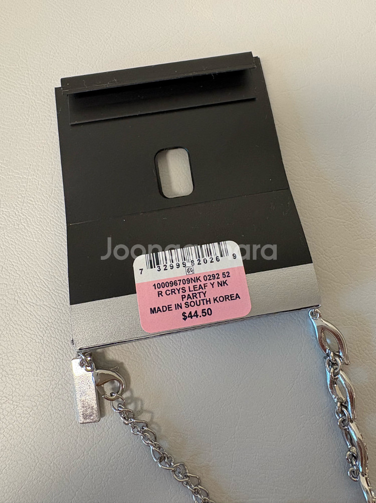 INC 스톤 드롭 목걸이 (새상품)--6