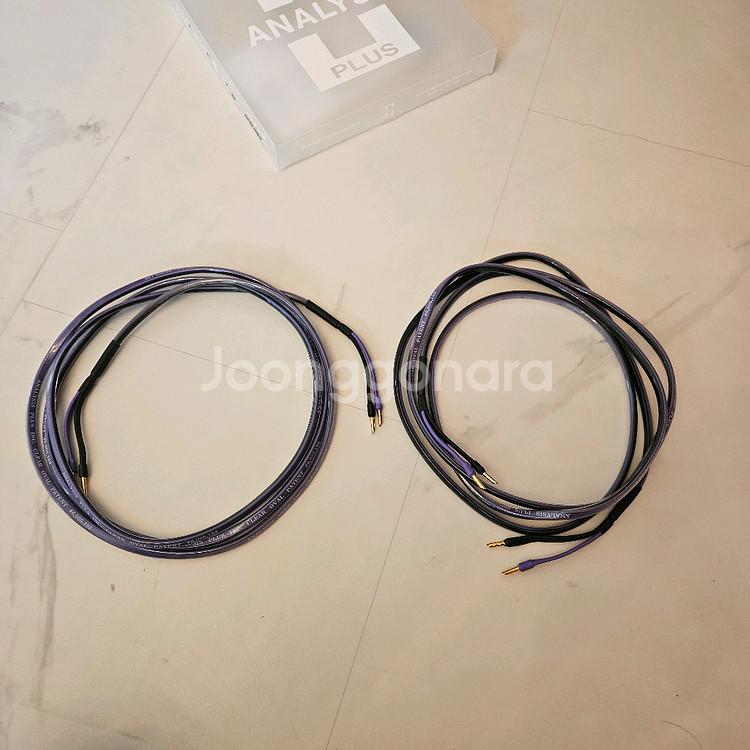 ANALYSIS PLUS 클리어 오발 스피커 케이블--1