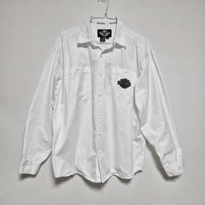 (빅사이즈) 할리데이비슨 자수 패치 긴팔셔츠 (XL)