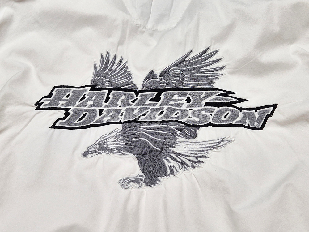 (빅사이즈) 할리데이비슨 자수 패치 긴팔셔츠 (XL)--3