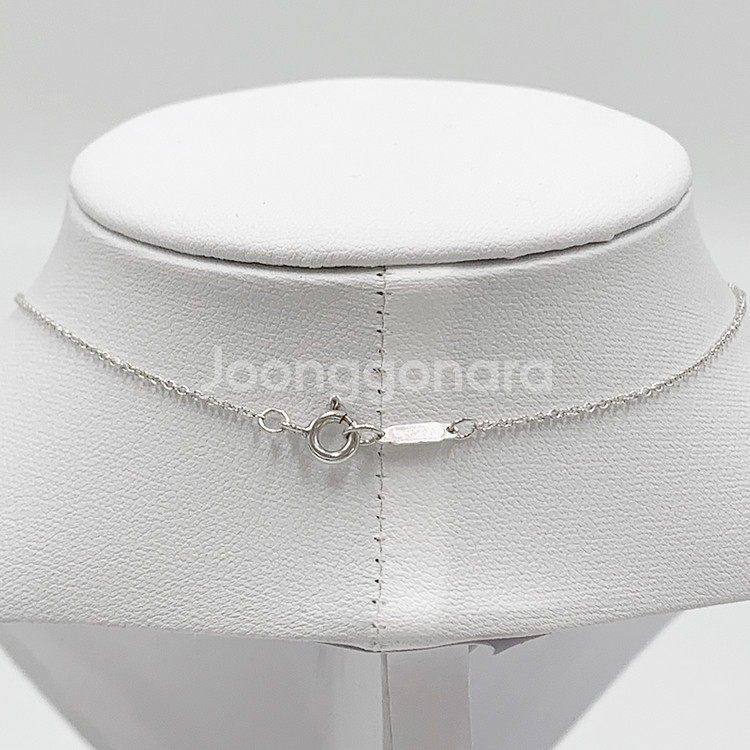 티파니 리본 펜던트 실버 목걸이 NO.107--4