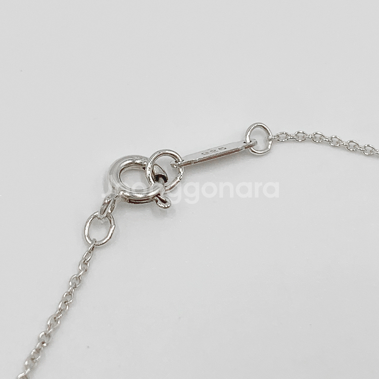 티파니 리본 펜던트 실버 목걸이 NO.107--8