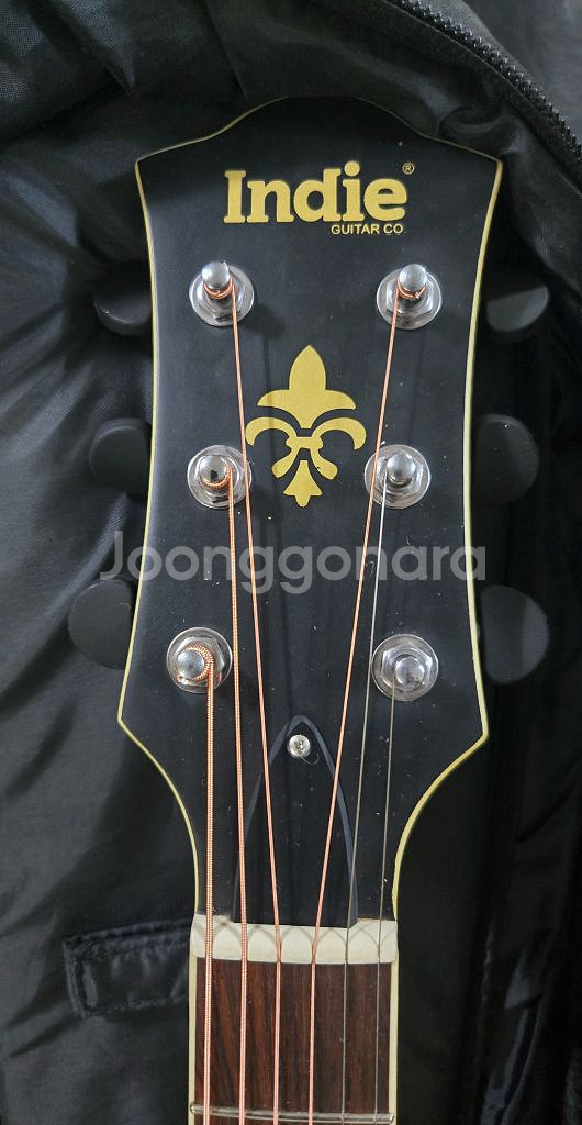 [새상품] 인디 모브 어쿠스틱 기타 (픽업, 가방포함)--1