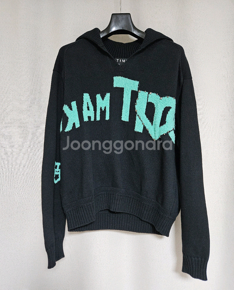 타임 스터드 레터링 니트 (랑방,마인,타임,더캐시미어)--6