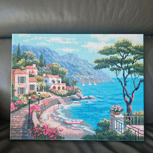 인테리어액자 보석십자수 완성품 팝니다