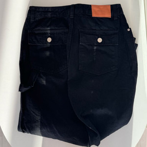 문달 카펜터 데님 블랙 m사이즈