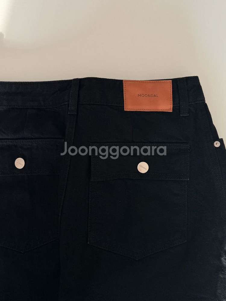 문달 카펜터 데님 블랙 m사이즈--1