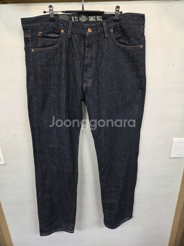디키즈 5 포켓 생지 데님팬츠 38 슬림--0