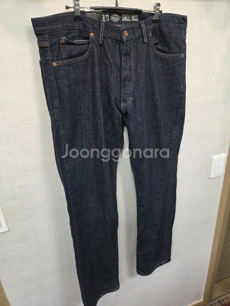 디키즈 5 포켓 생지 데님팬츠 38 슬림--4