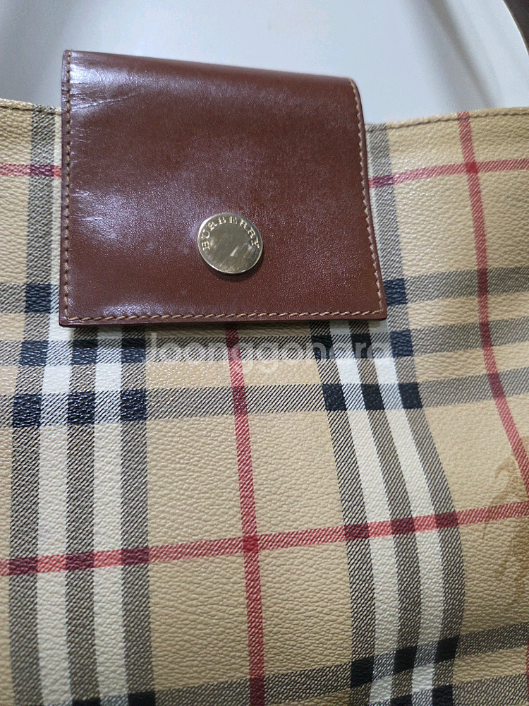 버버리 노바체크 숄더백--1