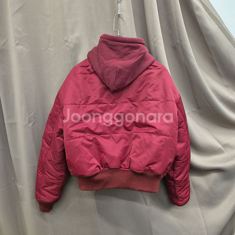 알파인더스트리 리버서블 후드 ma-1 봄버 점퍼 S--4