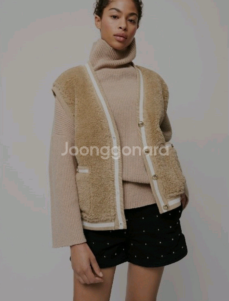 마쥬 퍼 베스트 조끼. 2사이즈--0