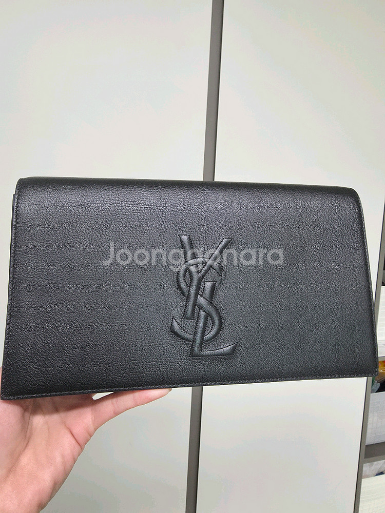 생로랑 YSL 로고 클러치백--0