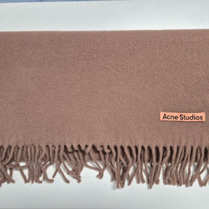 (1회시착) 아크네 스튜디오 캐나다 네로우 울 머플러 카라멜브라운 200x45cm