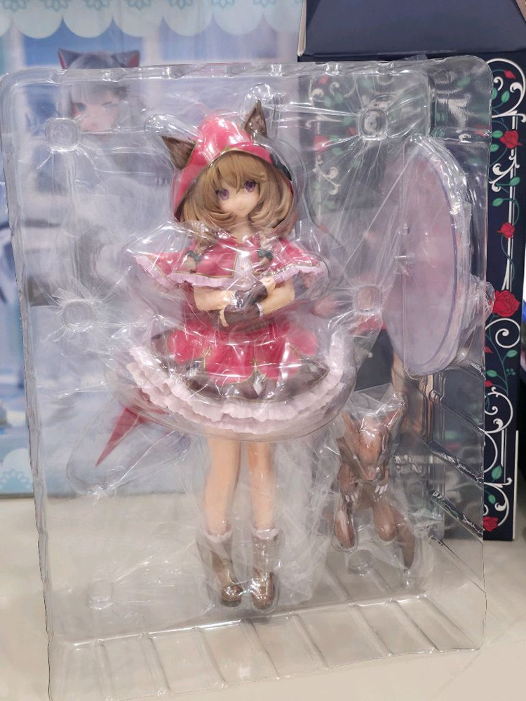 [개봉] 윙 1/7 늑대모자짱 illustration by shugao 스케일 피규어--3