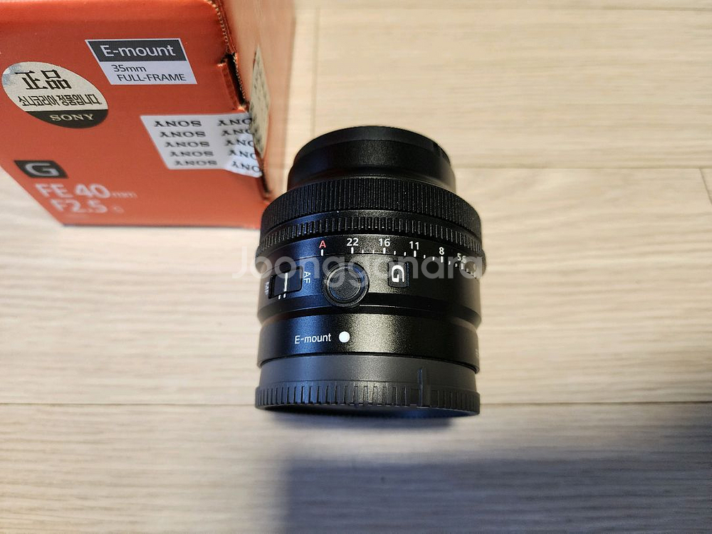 소니정품 sel40f25g fe 40mm f2.5 40g 렌즈 팝니다--2