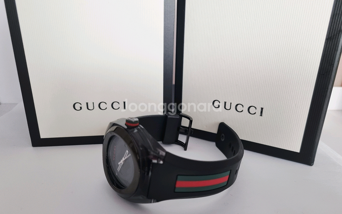 정품 구찌 씽크 남자시계--2