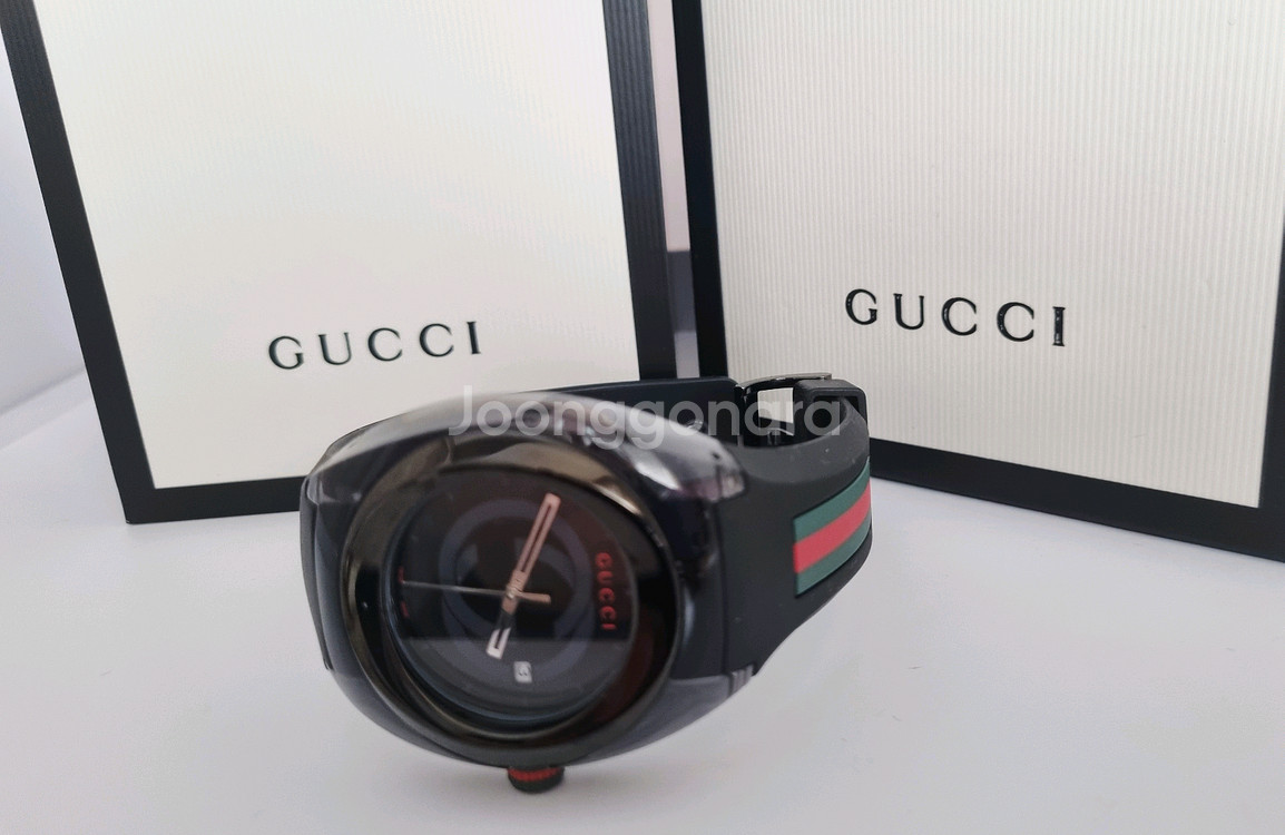 정품 구찌 씽크 남자시계--3