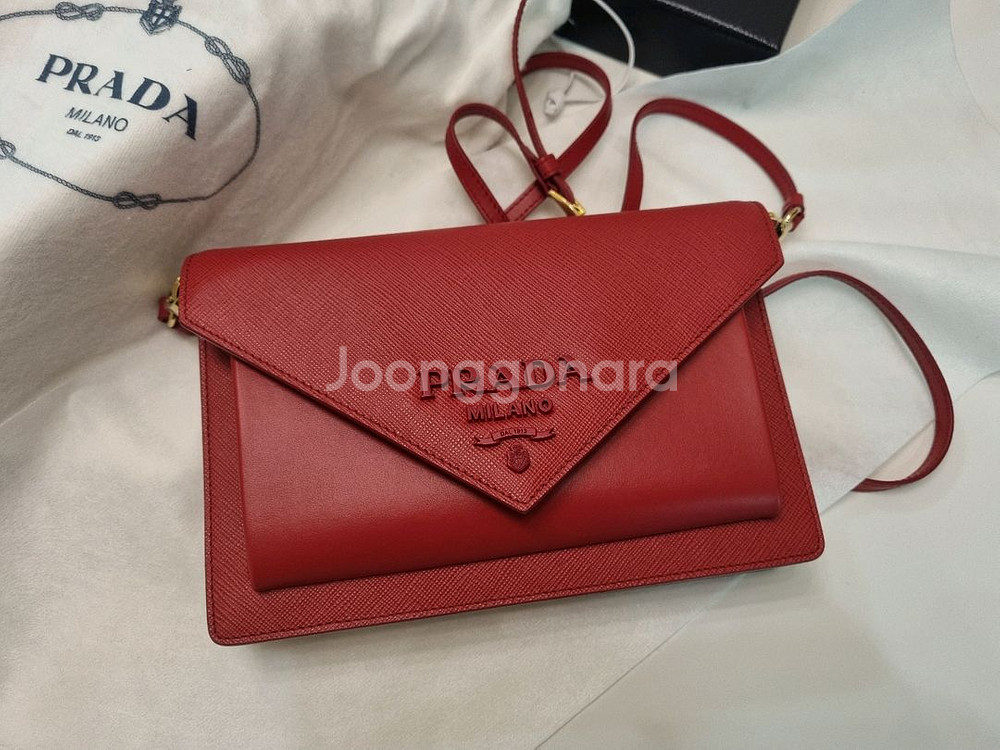 정품.새재품. 프라다 사피아노 미니백--0