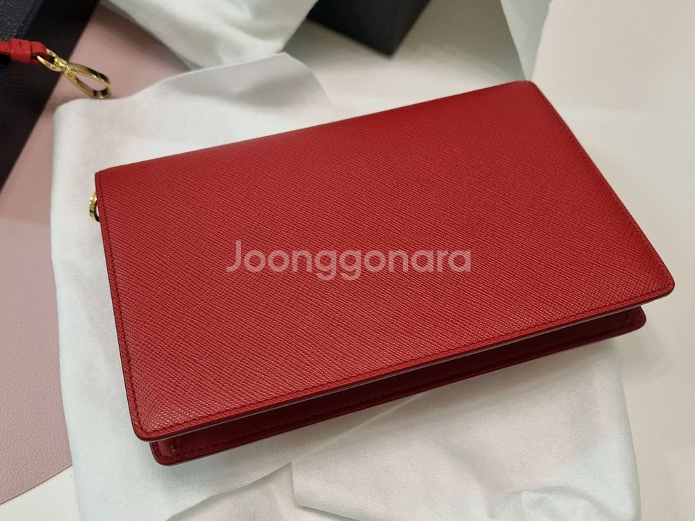 정품.새재품. 프라다 사피아노 미니백--4