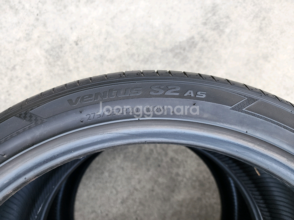 한국 벤투스 S2AS 275 35 20 타이어, 2753520--2