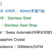 해밀턴 재즈마스터 오픈하트 청판 42 판매