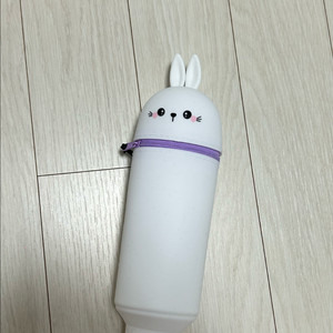 토끼 실리콘 필통 파우치
