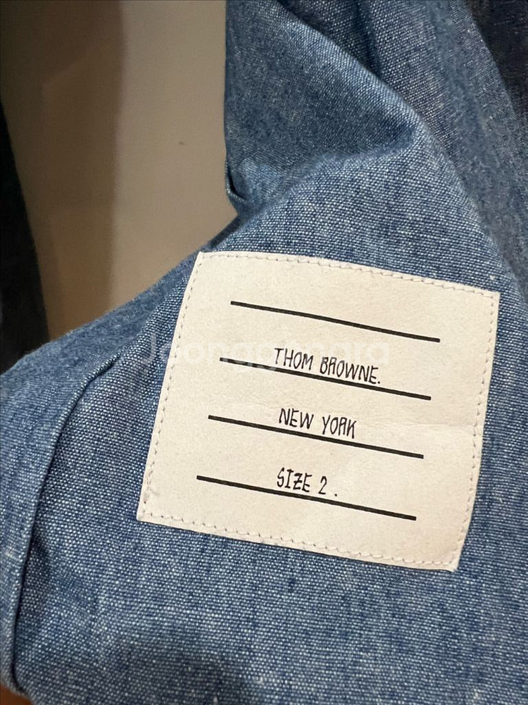 25fw 톰브라운 청셔츠 2사이즈 (새상품급)--2