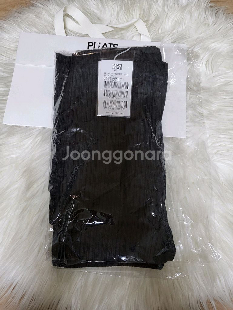 이세이미야케 플리츠플리즈 바지 시커바텀2 팬츠 블랙 5사이즈--7