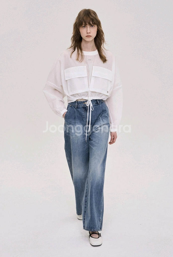 한섬 시스템 포켓 블라우스~--0