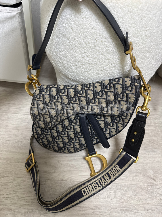 디올 오블리크 새들백--0