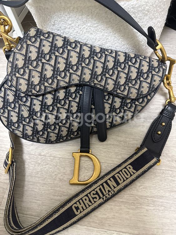 디올 오블리크 새들백--1