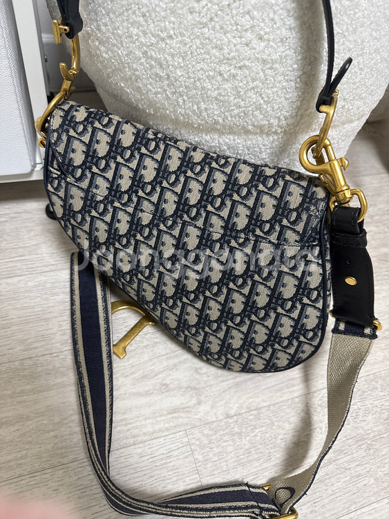 디올 오블리크 새들백--3