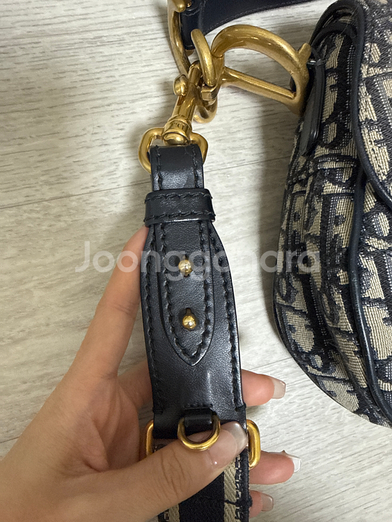 디올 오블리크 새들백--6