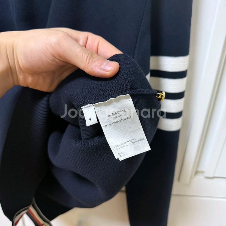 톰브라운 사선완장 밀라노스티치 금장 니트4사이즈--4