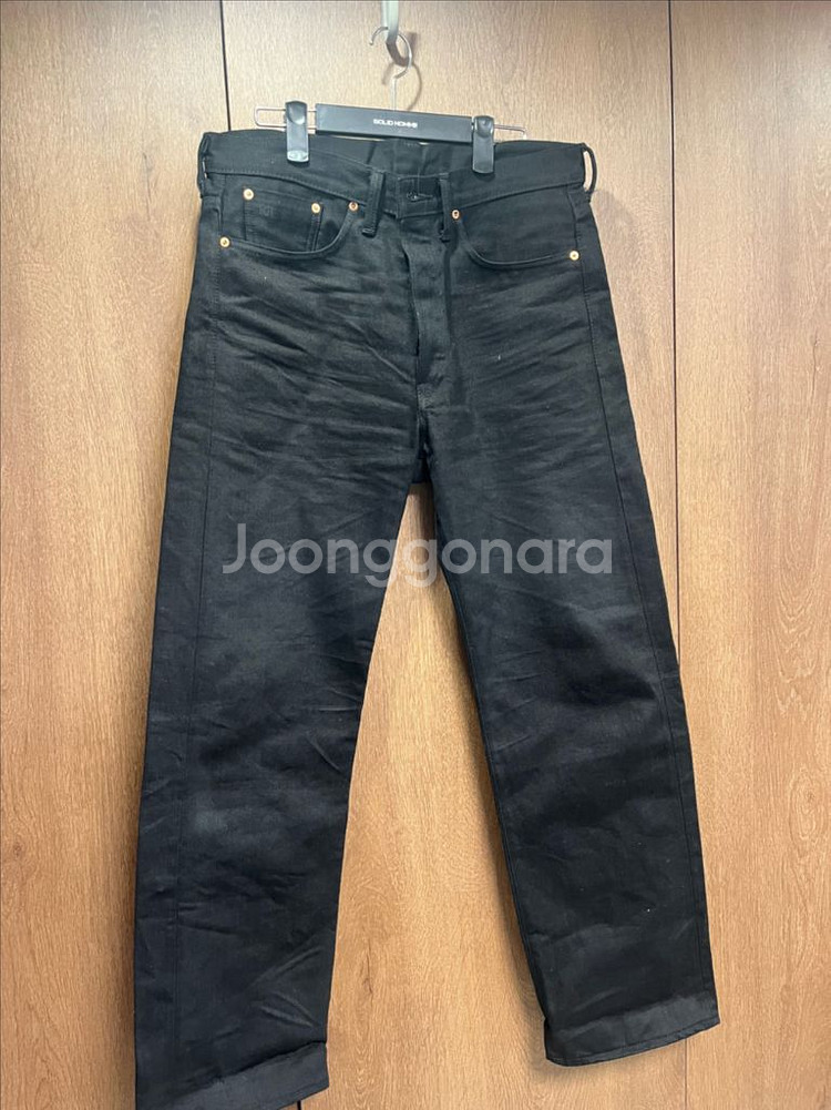 RRL 더블알엘 빈티지5포켓 블랙온블랙 33 블온블--0