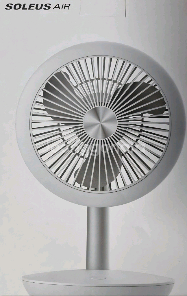 [미개봉 제품] 솔러스에어 휴대용 미니 탁상용 무선 선풍기 AIR601TFW--0