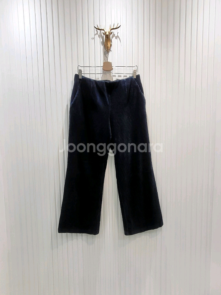 코듀로이 스판 와이드 팬츠--0