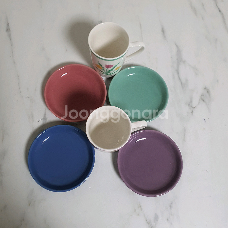 지방시 컵2,소서4 /6p--3