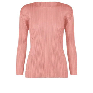 이세이미야케 플리츠플리즈 탑 9월 먼슬리 탑 로즈 핑크 3사이즈