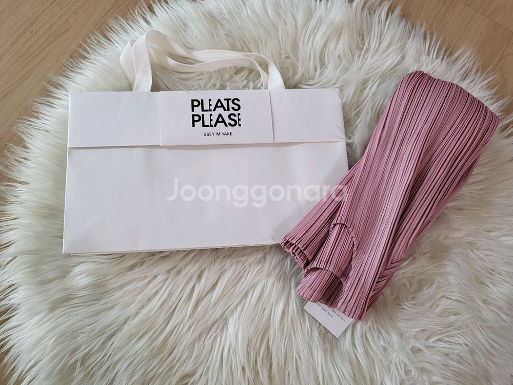 이세이미야케 플리츠플리즈 탑 9월 먼슬리 탑 로즈 핑크 3사이즈--4