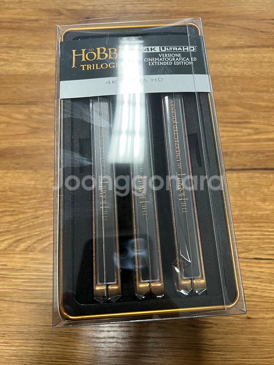 호빗 트릴로지 4k 블루레이 판매합니다.--0