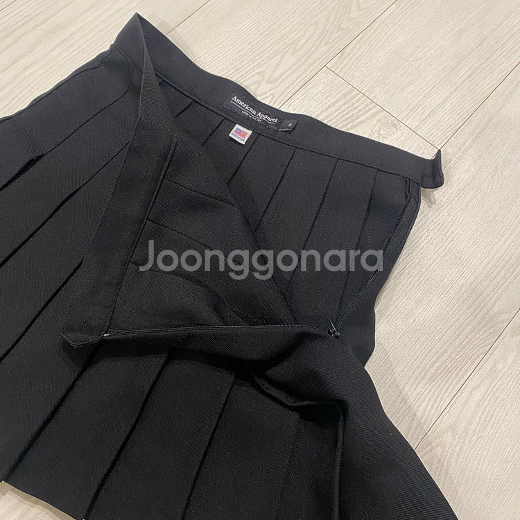 아메리칸어패럴 aa 테니스 스커트 블랙S--0