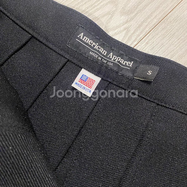 아메리칸어패럴 aa 테니스 스커트 블랙S--3