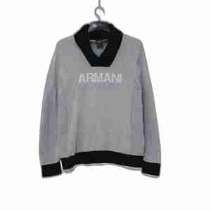 ARMANI EXCHANGE 아르마니 익스체인지 머플러카라 긴팔 면니트티